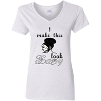 Lady V neck T-shirt