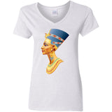 Nefertiti Ladies V-Neck T-Shirt