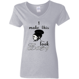 Lady V neck T-shirt